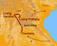 Laos Hotel Reise