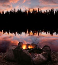 Gemeinsames Lagerfeuer